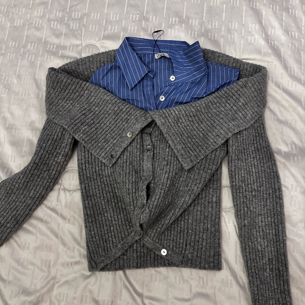 Zara Sweater Shirt Knit